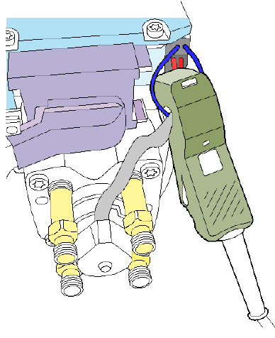 Montaje de la pinza amperimétrica